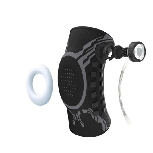 Smart Knob Knee Brace Patella Gel Pad Lateral Stabilizer Compression Support Joint Pain Relief Recovery Home Gym Wear Single